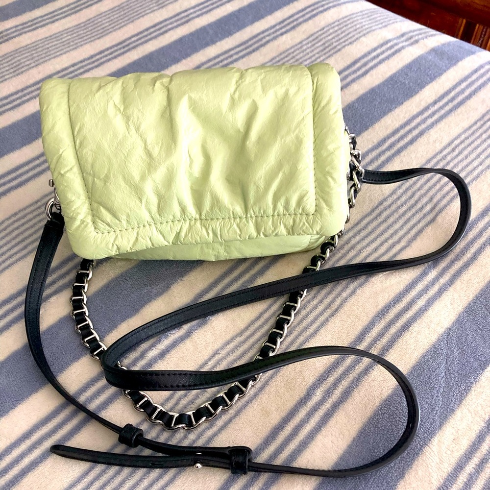Marc Jacobs pillow plush vegan leather mint green bag